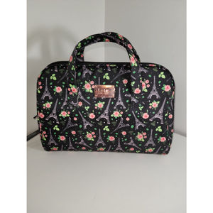 Nicole Miller Cosmetic Makeup Travel Top Handle Bag Clothes, Shoes, Accessories